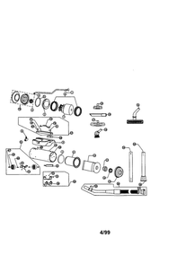 Assembly Schematic Diagram and Parts List for 4150  Dirt Devil Canister Vacuum